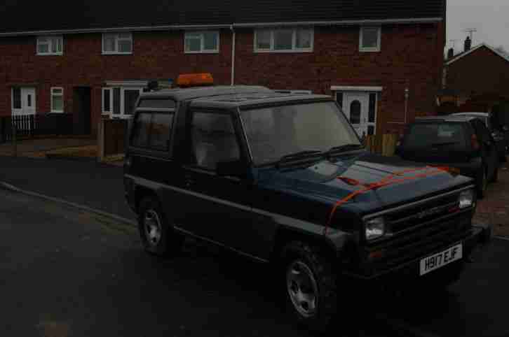 1990 DAIHATSU FOURTRAK EX DIESEL TURBO BLUE/GREY