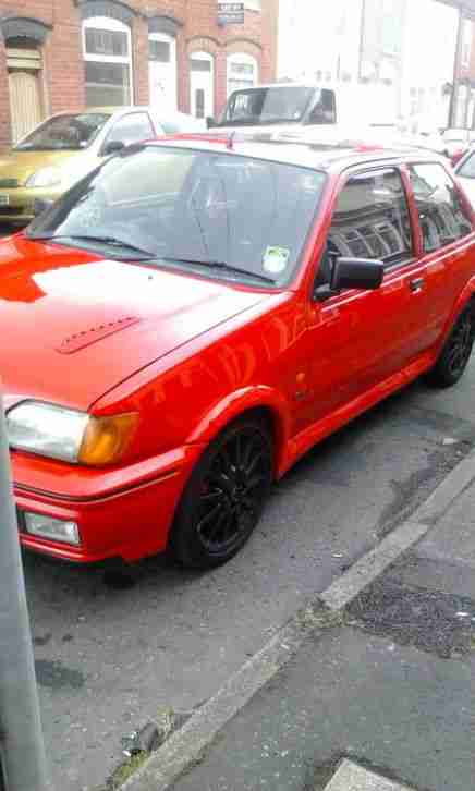 1990 FORD FIESTA RS TURBO RED