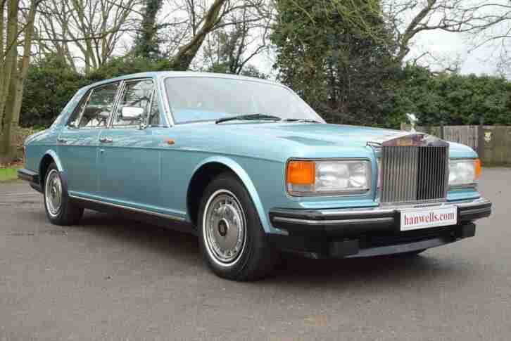 1990 G Rolls Royce Silver Spirit MK II Active Ride in Nordic Blue