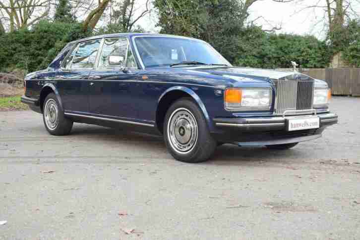 1990 H Rolls Royce Silver Spirit MK II Active Ride in Royal Blue