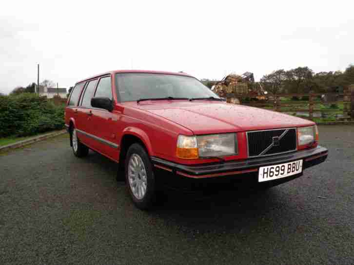 1990 VOLVO 740 SE AUTO RED retro classic rare estate