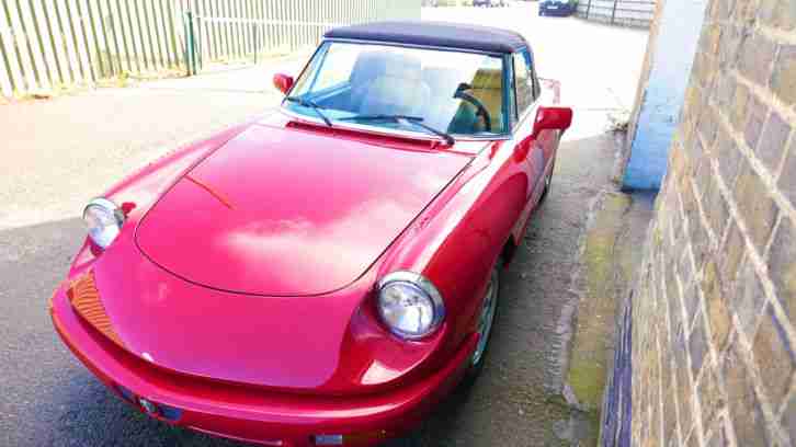 1991 Alfa Romeo Spider S4 LHD 2.0 Manual Great Condition New Roof Full History