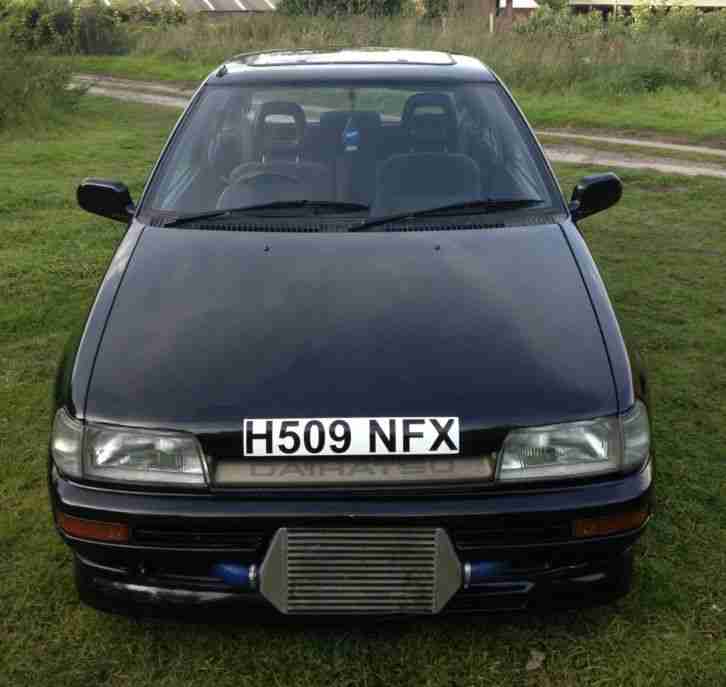 1991 DAIHATSU CHARADE GTTI 1L TURBO BLACK POCKET ROCKET RARE FUTURE CLASSIC