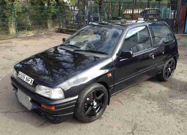 1991 DAIHATSU CHARADE GTTI BLACK TURBO GTI RETRO JAP LIKE STARLET FUTURE CLASSIC