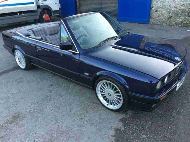 1991 'J' BMW 318i Cabriolet Convertible M Tech Sport E30. Auto. Classic. Px Swap