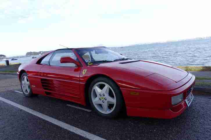 1991 (J) FERRARI 348 TS TARGA ROSSO RED WITH BEIGE TAN LEATHER 32,665 MILES