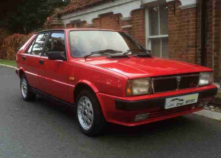 1991 LANCIA DELTA HF TURBO IE RED VERY RARE CLASSIC