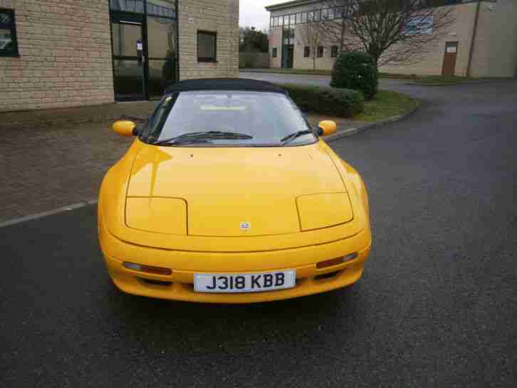 1991 LOTUS ELAN SE TURBO IN RARE NORFOLK YELLOW JUST SERVICED WITH NEW MOT