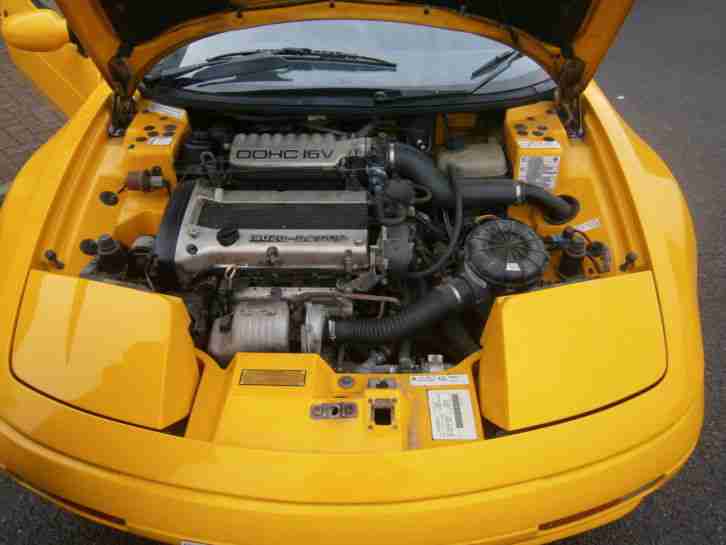 1991 LOTUS ELAN SE TURBO IN RARE NORFOLK YELLOW JUST SERVICED WITH NEW MOT