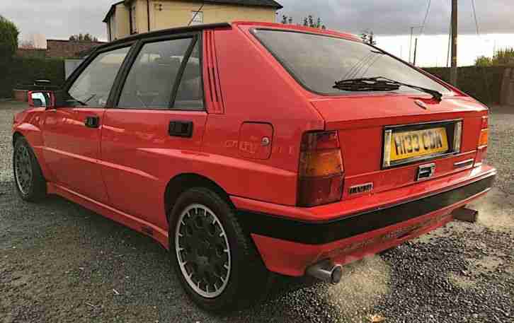 1991 Lancia Delta Integrale 2.0 HF 16v Turbo 4x4 Monza Red + 2 Videos