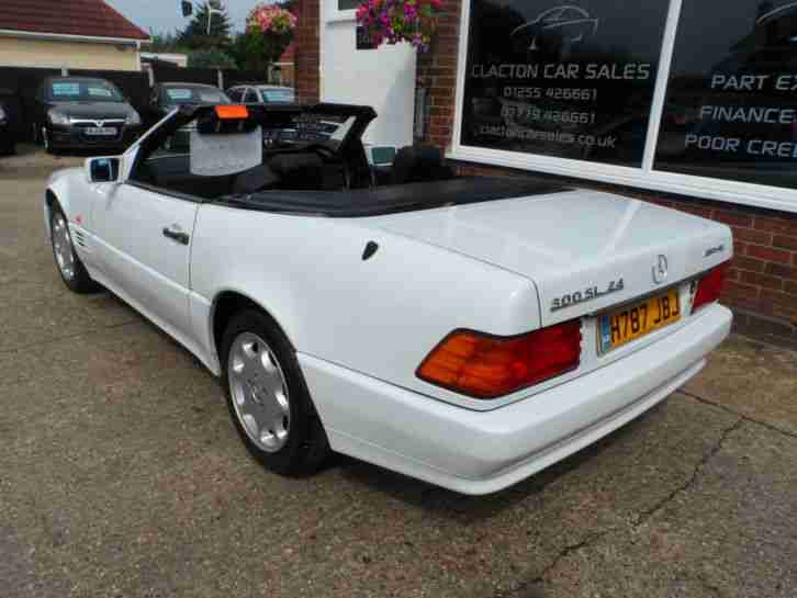 1991 MERCEDES SL300 24V AUTO WHITE