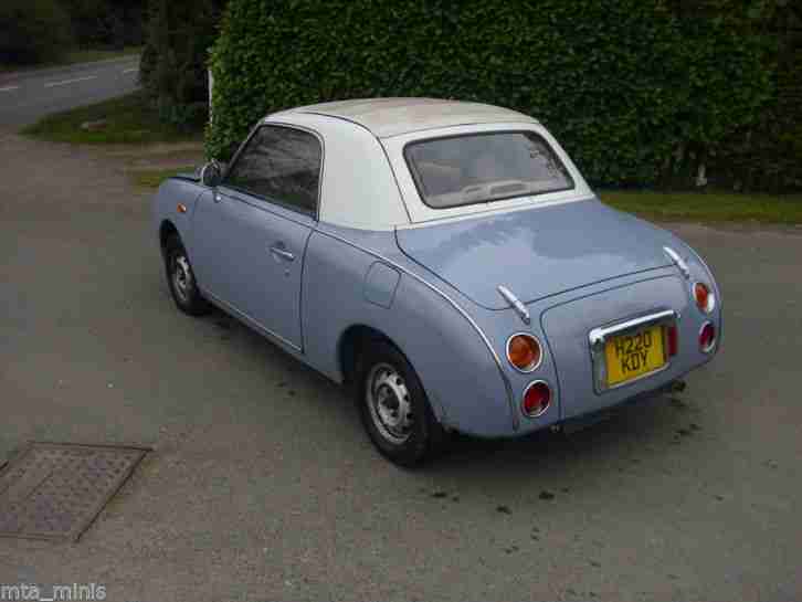 1991 NISSAN FIGARO DAMAGED REPAIRABLE SALVAGE