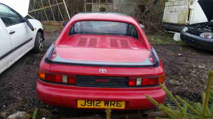 1991 TOYOTA MR2 RED