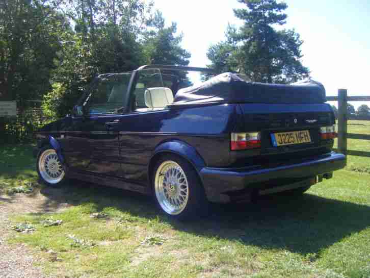 1991 VOLKSWAGEN MK1 GOLF GTI RIVAGE BLUE CONVERTIBLE CABRIOLET CABRIO T5