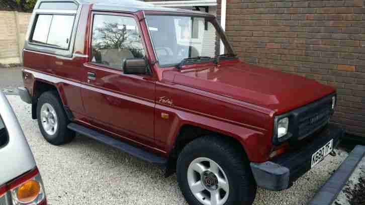 1992 DAIHATSU FOURTRAK DL RED Ideal for export