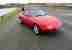 1992 Eunos Roadster Classic Red (Mazda MX5) Long MOT Cobalt Stainless Exhaust
