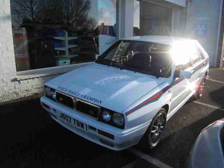 1992 Lancia Delta Integrale 16v Turbo 4wd 2.0 5dr, ONLY 53k MILES! White VGC
