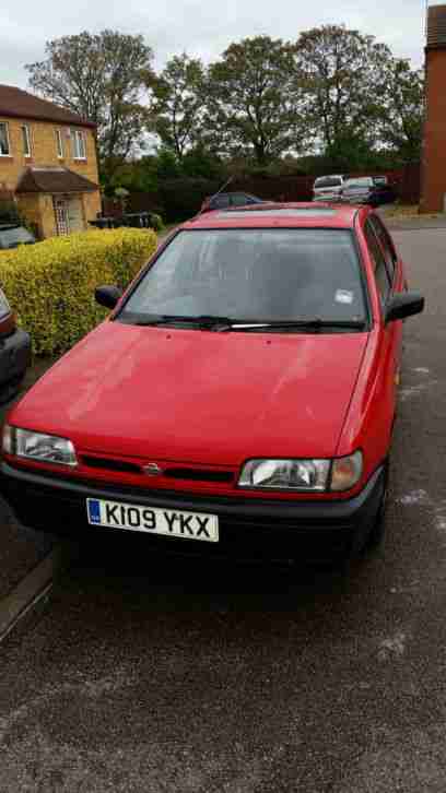 1992 NISSAN SUNNY LX RED