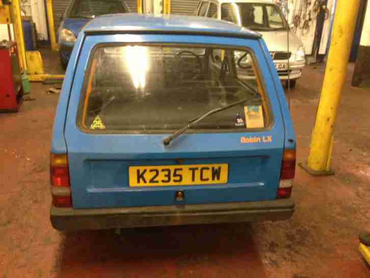 1992 RELIANT ROBIN LX BLUE Spares or Repair/Project