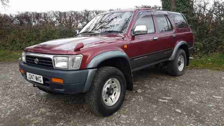 1992 Toyota Hilux Surf 2.4 Turbo Diesel 4x4 Low Miles 65,000 Long MOT