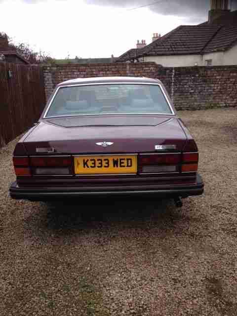 1993 BENTLEY BROOKLANDS AUTO RED