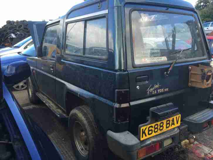 1993 DAIHATSU FOURTRAK TDX GREEN, spare repair or project barn find ,1 owner