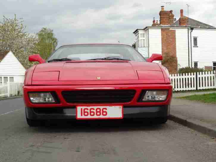 1993 FERRARI 348 TB BERLINETTA EUROPA CORSA ROSSO RED NERO HIDE LHD MINT 1 OWNER