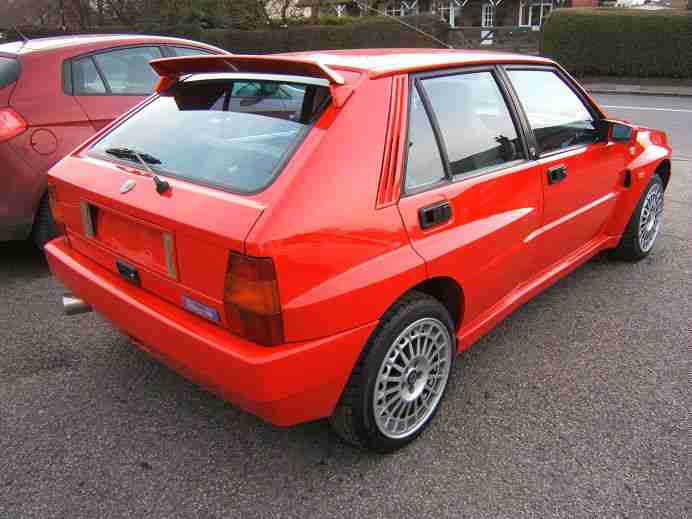 1993 L Lancia Delta Evo 2 2.0 16v Turbo 4wd 5 Door Hatch, Monza Red, 49k Miles