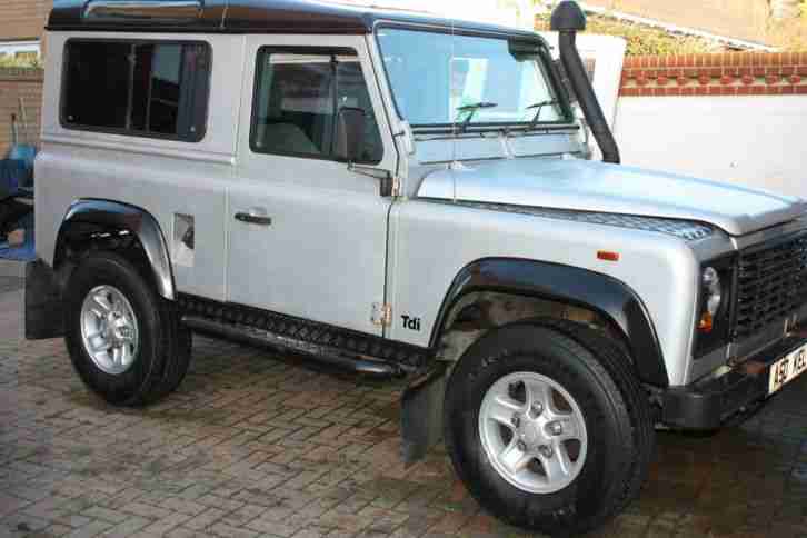 1993 LAND ROVER 90 4C COUNTY D TURBO SILVER