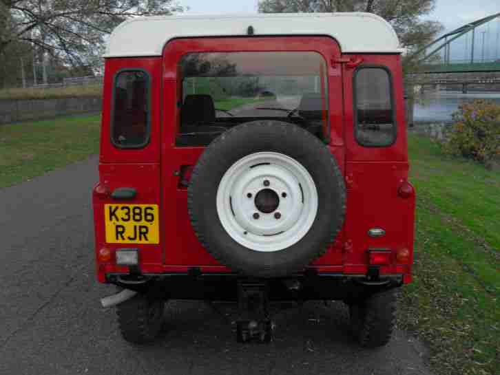 1993 LAND ROVER 90 DEFENDER TURBO DIES RED