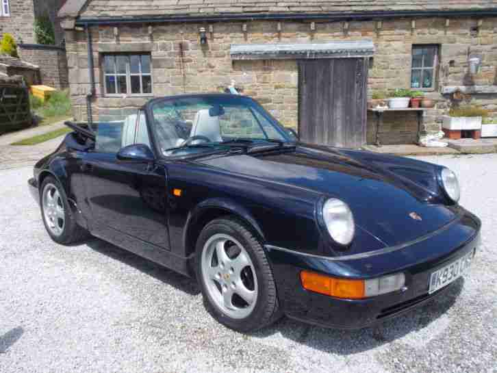 1993 PORSCHE 911 CARRERA 2 CABRIO BLUE