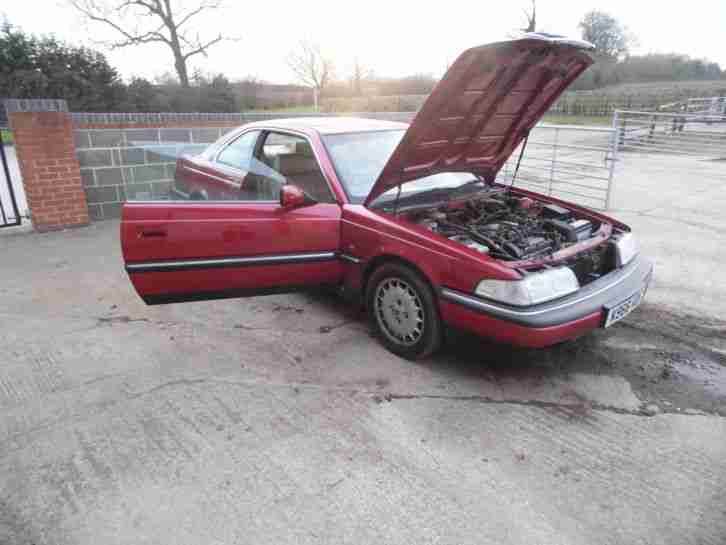 1993 ROVER STERLING 827 COUPE AUTO RED. Bulletproof Honda Engine.