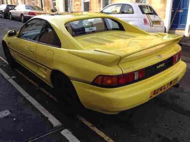 1993 TOYOTA MR2 GT SUPER YELLOW -TAX & MOT - BARGAIN