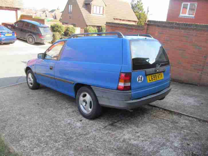 1993 VAUXHALL ASTRAVAN LS DIESEL BLUE ASTRA 1.7 2 DOOR GREAT WORK VAN