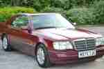 1994 MERCEDES E320 COUPE AUTO RED W124 LOVELY