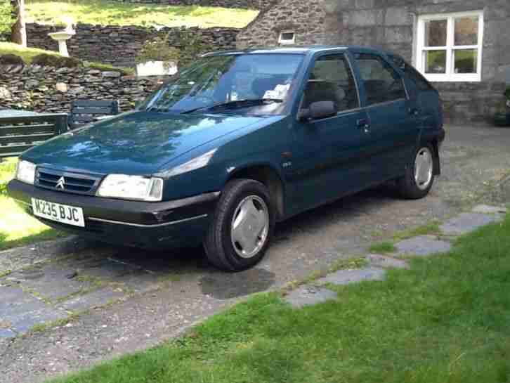 1995 CITROEN ZX AURA DIESEL A GREEN