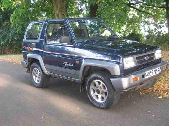 1995 DAIHATSU SPORTRAK ELX I BLUE