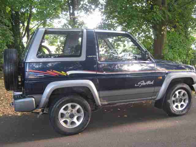 1995 DAIHATSU SPORTRAK ELX I BLUE