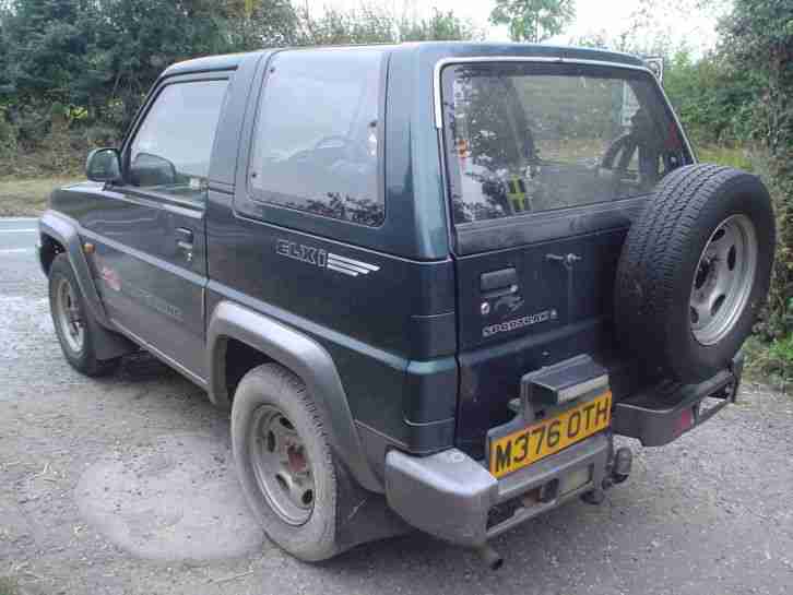 1995 DAIHATSU SPORTRAK ELX I SPARES OR REPAIRS