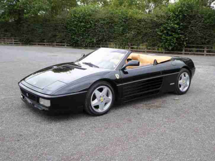 1995 FERRARI 348 SPIDER LHD NERO BLACK WITH TAN INTERIOR