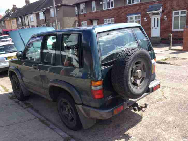 1995 ISUZU TROOPER 3.1 TD TURBO DIESEL GREEN - SWB FACELIFT MODEL EXPORT SPARES