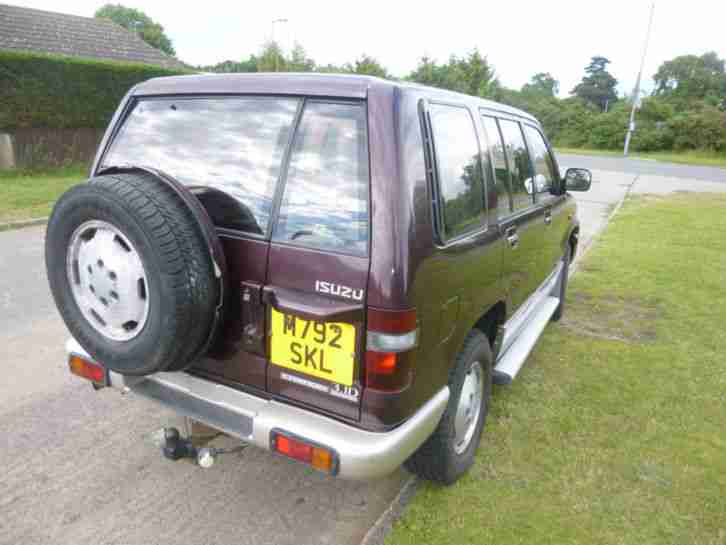 1995 ISUZU TROOPER LWB TURBO D RED/SILVER