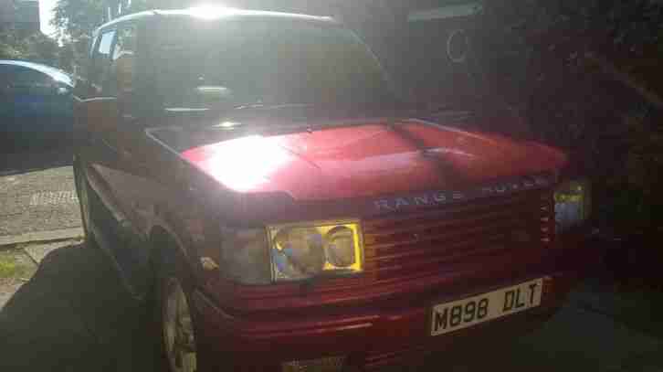 1995 LAND ROVER RANGE ROVER HSE AUTO RED