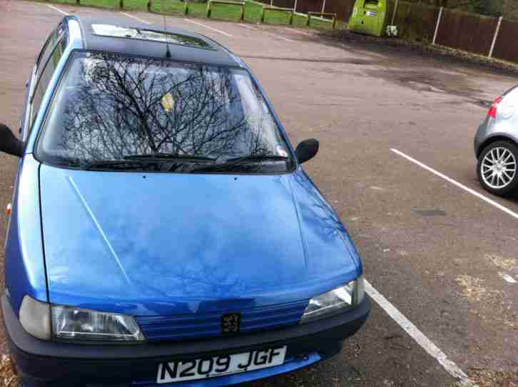 1995 PEUGEOT 106 AZTEC BLUE