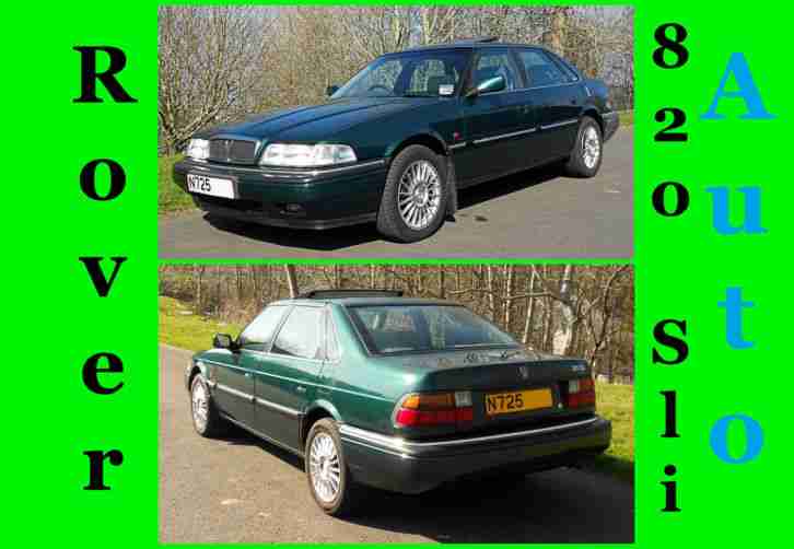 1995 ROVER 820 SLI AUTO GREEN