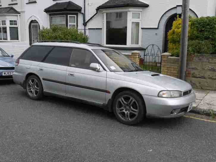 1995 SUBARU LEGACY GT ESTATE PETROL AUTO 4WD TWIN TURBO SILVER S/STEEL EXHAUST