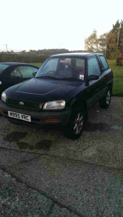 1995 TOYOTA RAV4 2.0 BLACK Long MOT Drives well