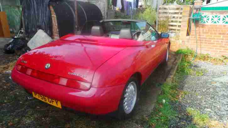 1996 ALFA ROMEO SPIDER T SPARK 16 V RED