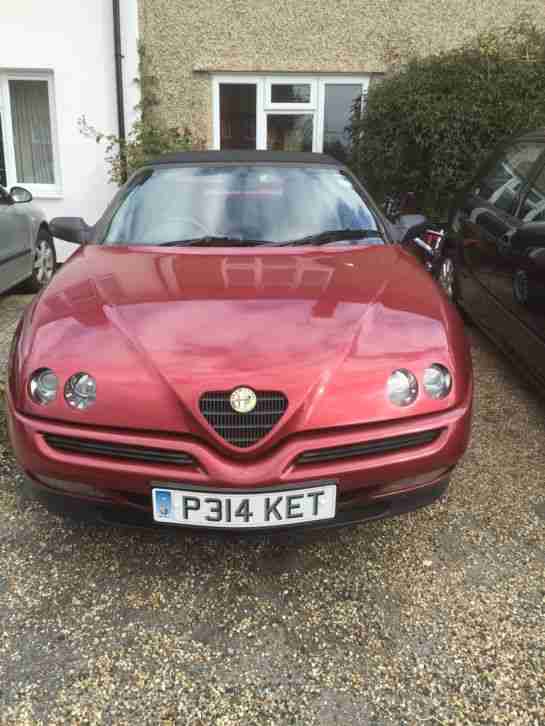 1996 ALFA ROMEO SPIDER T SPARK 16 V RED