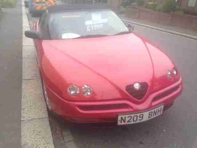 1996 ALFA ROMEO SPIDER T SPARK 16 V RED